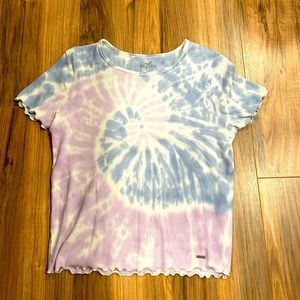 Tie-Dye cropped baby tee